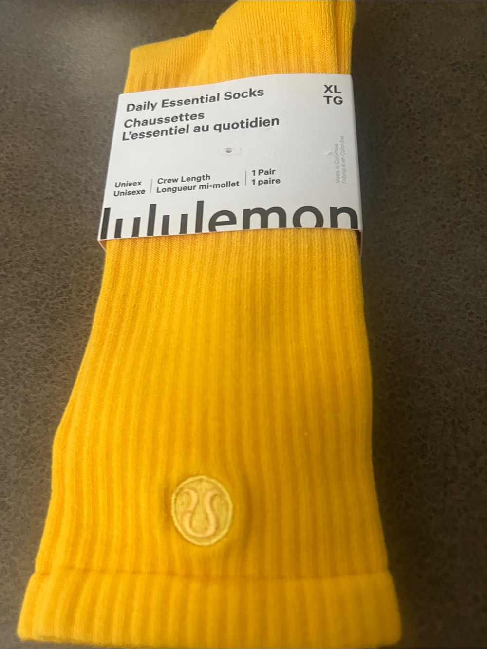 lululemon athletica Ribbed Crew Socks - Yellow